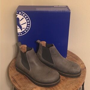 Birkenstock Stalon II Graphite Chelsea Boots Women’s Size 9 US Narrow Fit New